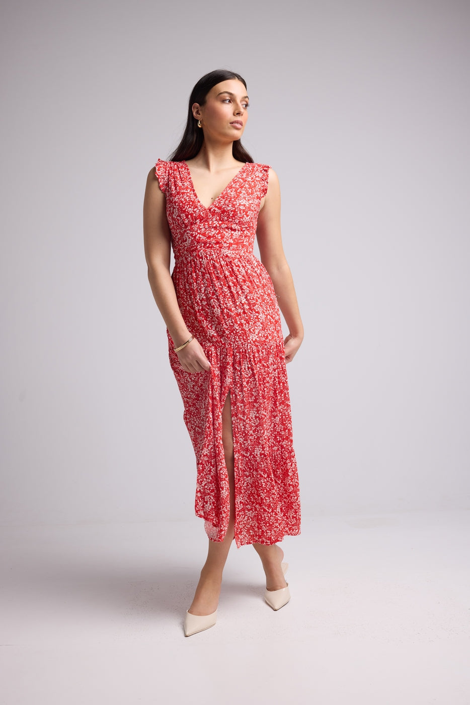 Vestido Largo - Lenny Long - Rojo