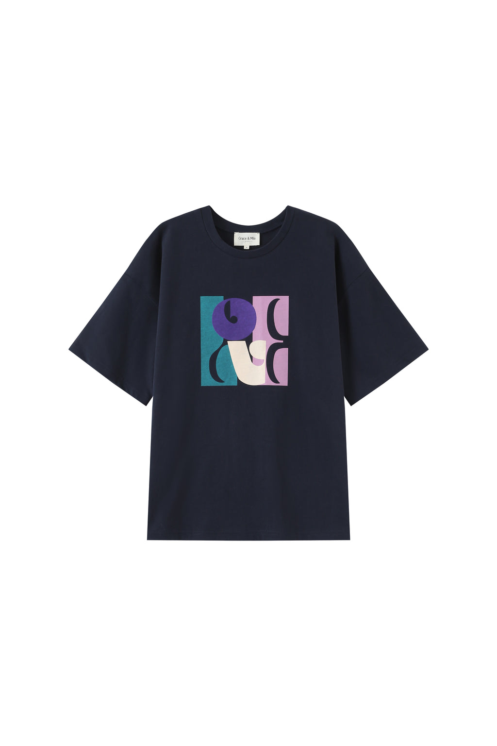 Camiseta Lenny - Azul marino
