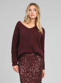 Pull Lenoli Bordeaux