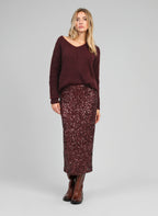 Pull Lenoli Bordeaux