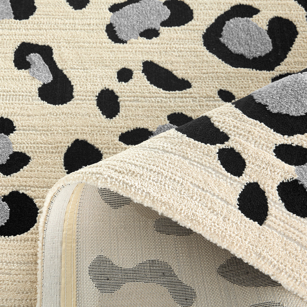 Alfombra Leovah 520 - Leopardo - Crema - Interior