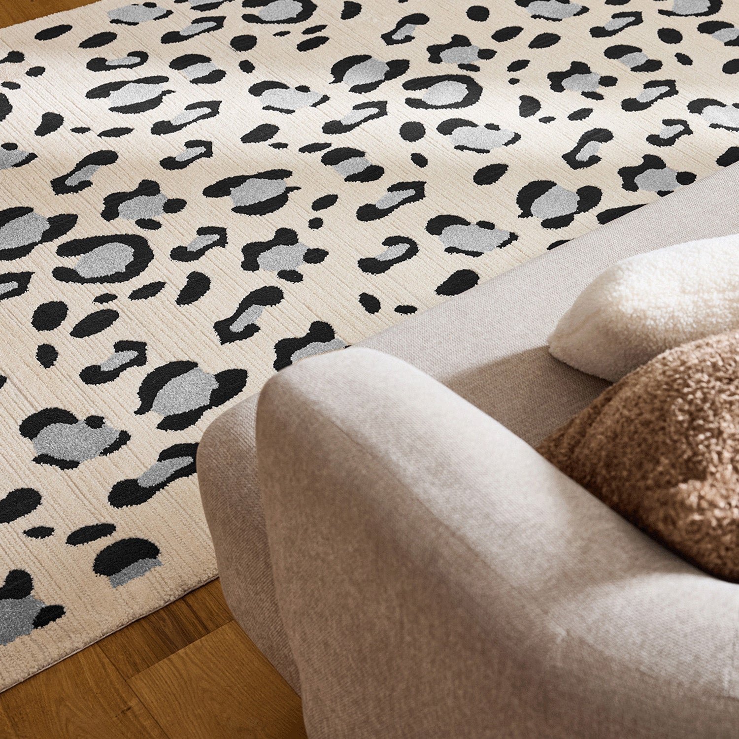 Alfombra Leovah 520 - Leopardo - Crema - Interior
