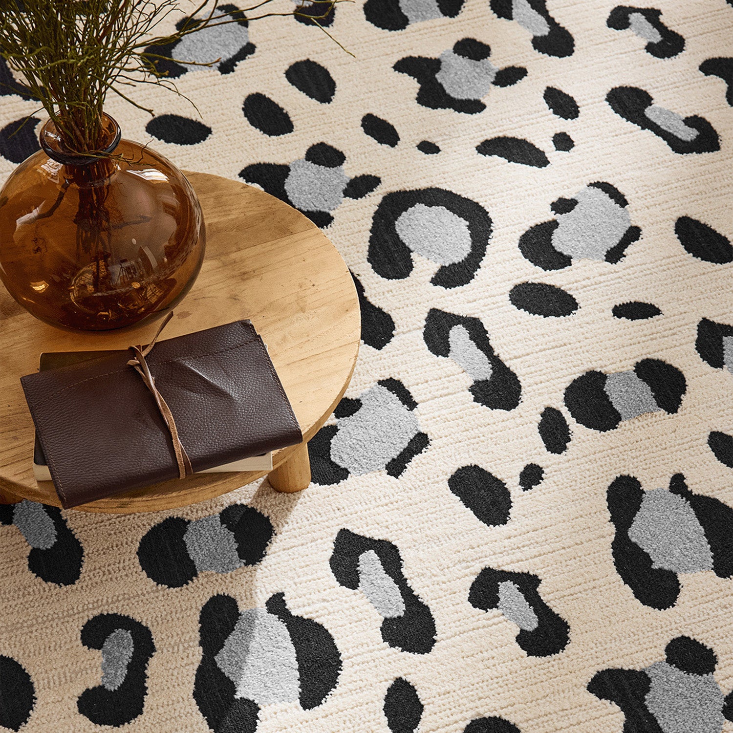 Alfombra Leovah 520 - Leopardo - Crema - Interior