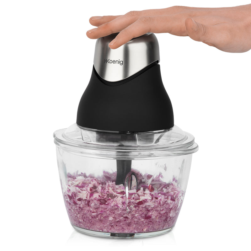 Mini Hachoir Électrique - Noir