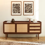 Leon - Sideboard - Oak Veneer and Rope