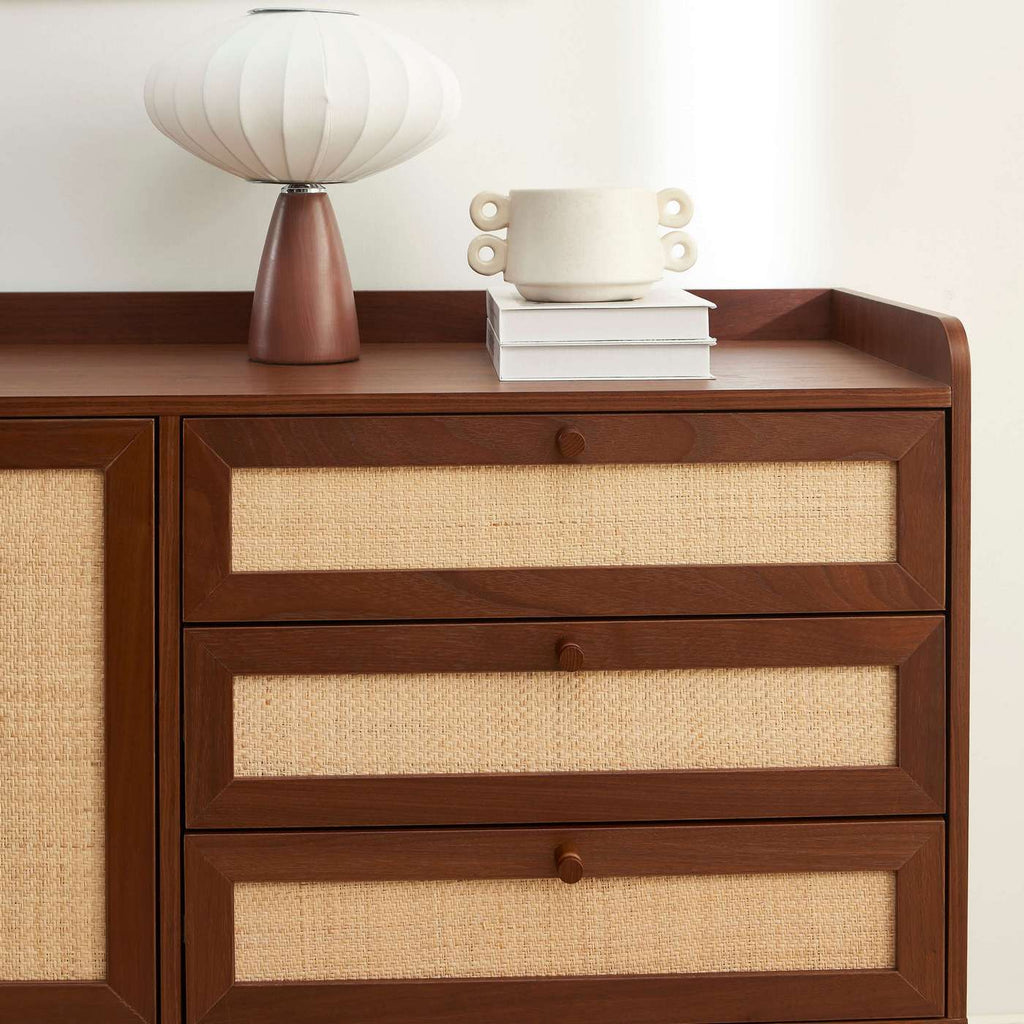 Leon - Sideboard - Oak Veneer and Rope