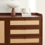Leon - Sideboard - Oak Veneer and Rope