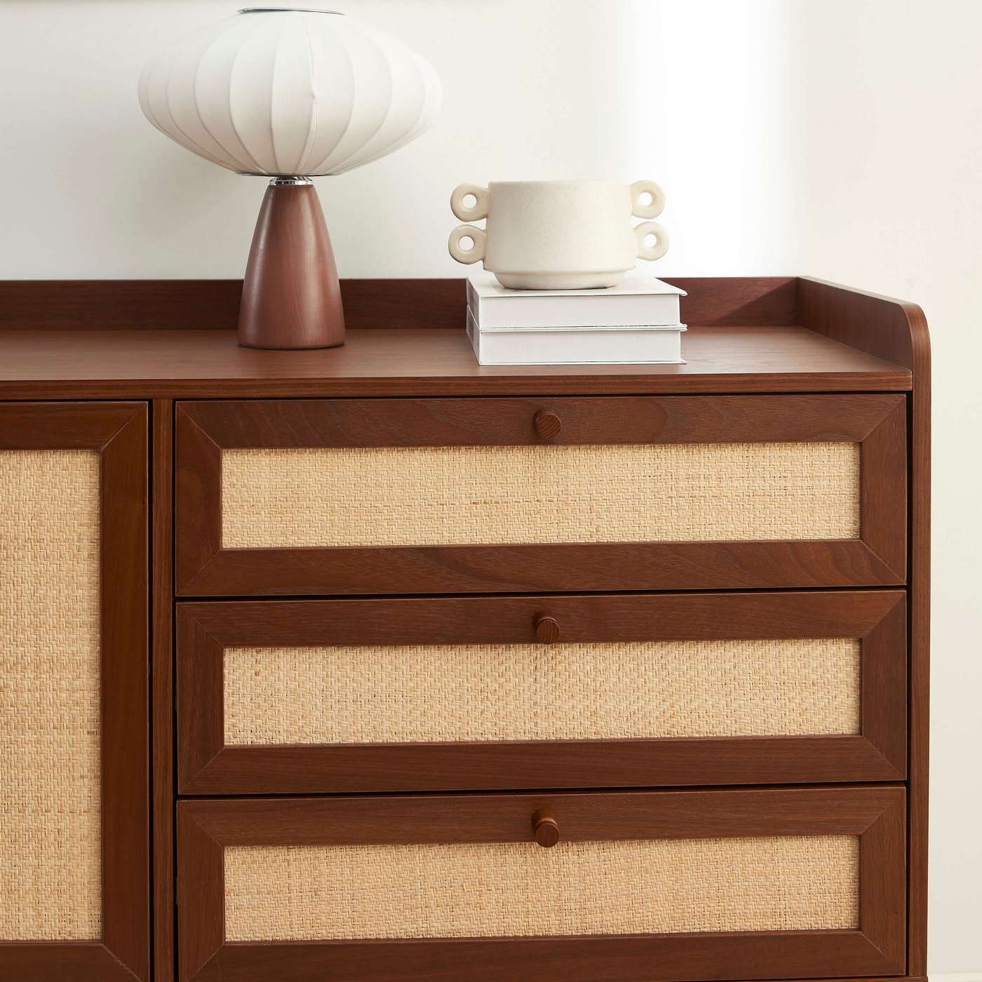 Leon - Sideboard - Oak Veneer and Rope