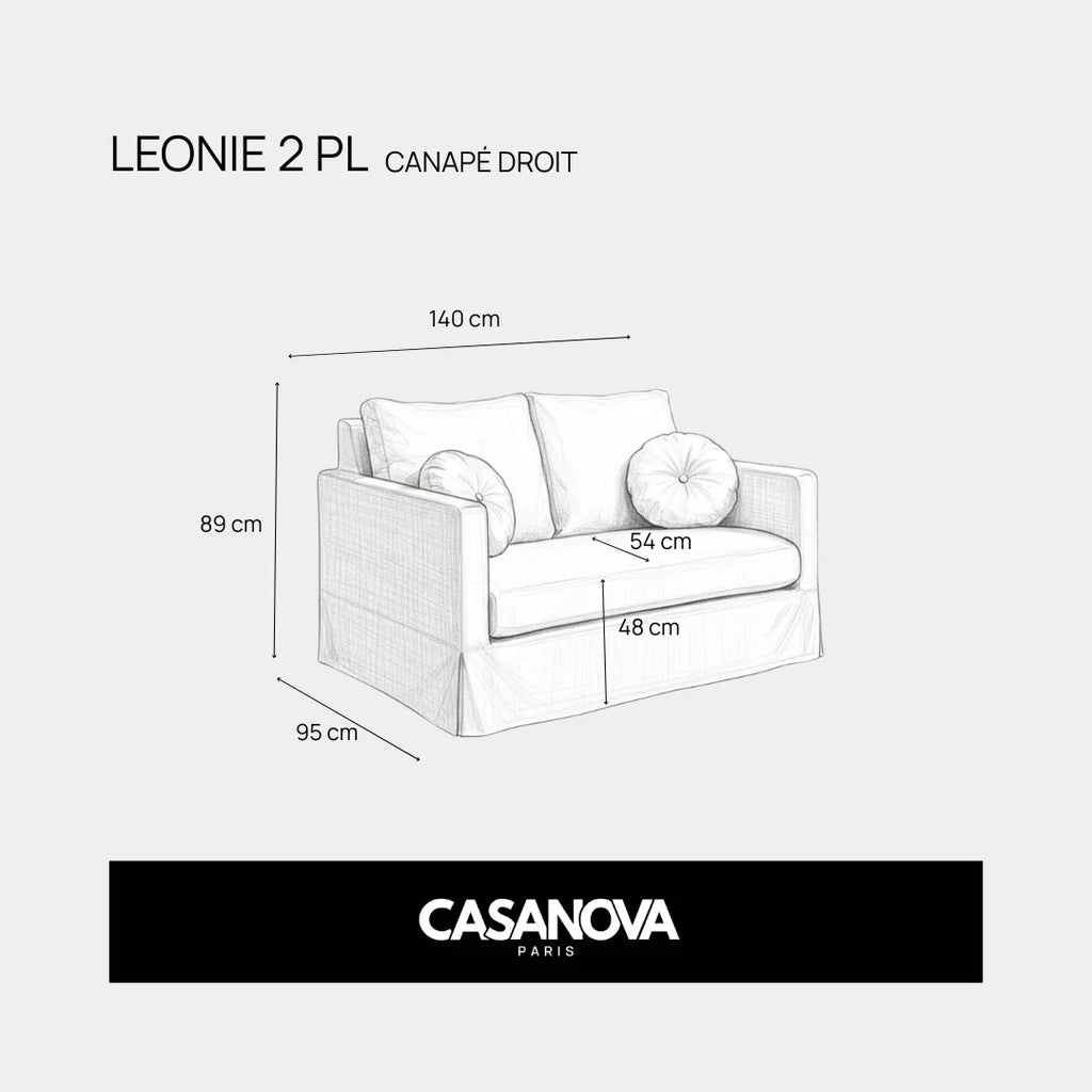 Leonie 2 Posti - Divano Lineare