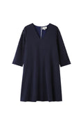 Vestido corto Leonie - Azul marino