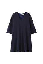 Vestido corto Leonie - Azul marino