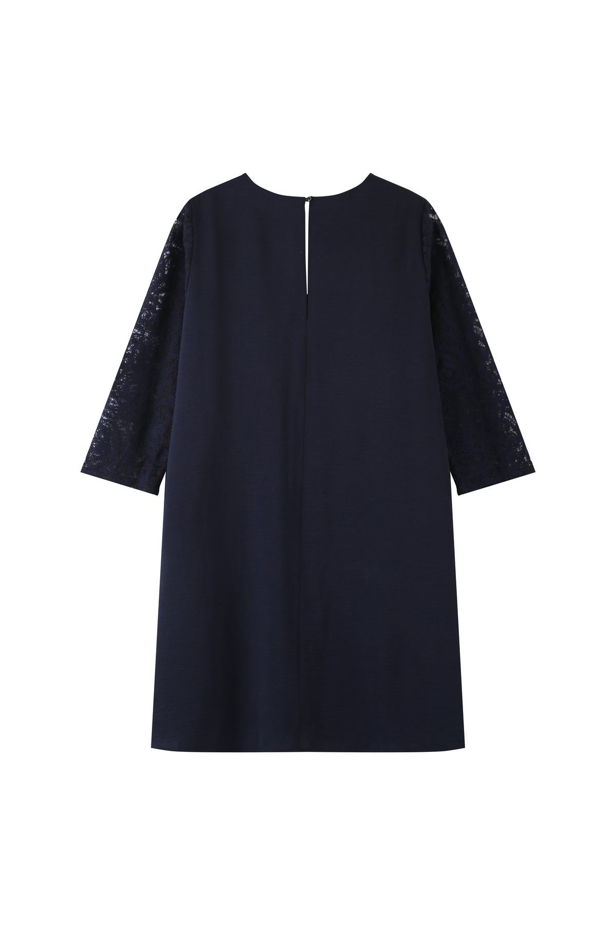 Vestido corto Leonie - Azul marino