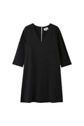 Vestido corto Leonie - Negro