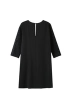 Vestido corto Leonie - Negro