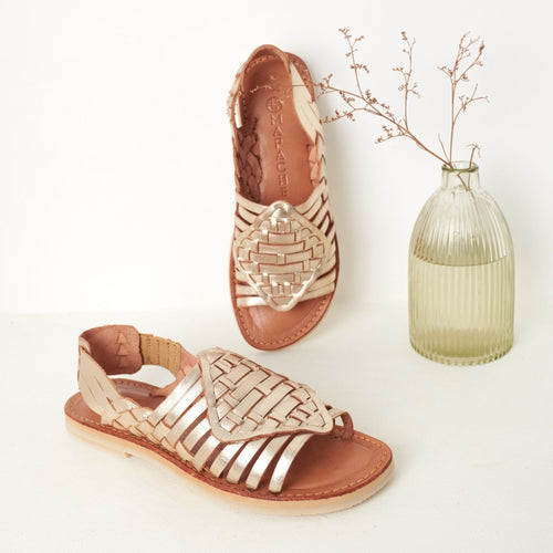 Sandales Leonora - Champagne
