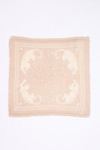 Small Leo Bandana - Cream Beige White - Women