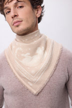 Bandana pequeño Leo - Beige crema blanco - Hombre
