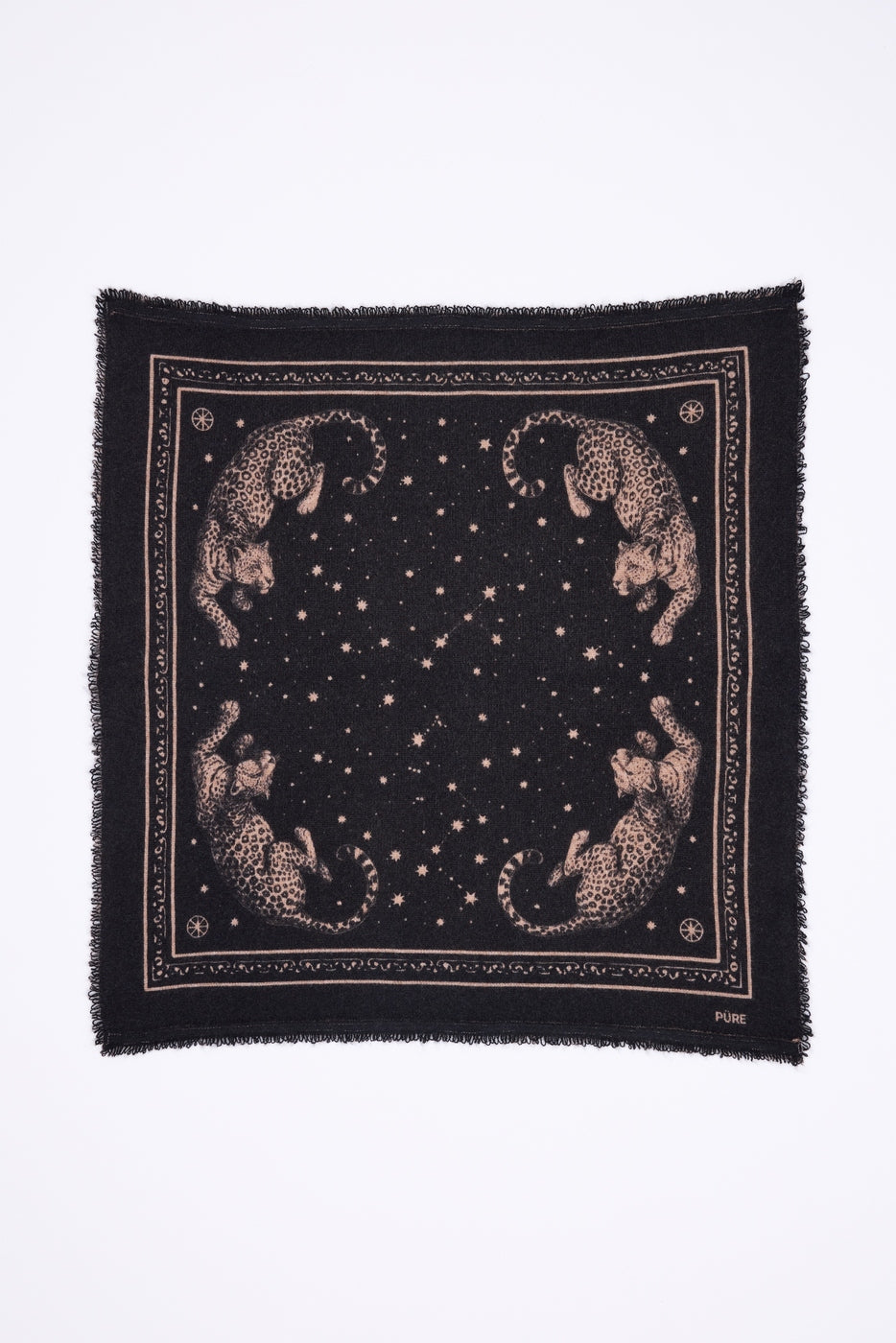 Small Leo Bandana - Black Leopard - Men
