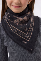Bandana pequeño Leo - Leopardo negro - Niño