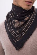 Small Leo Bandana - Black Leopard - Men
