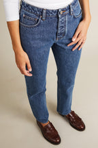 Blue Straight Jeans V2 - Women's