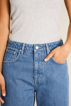 Jeans Boyfriend Middle Blue - Donna