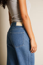 Jeans Boyfriend Middle Blue - Donna