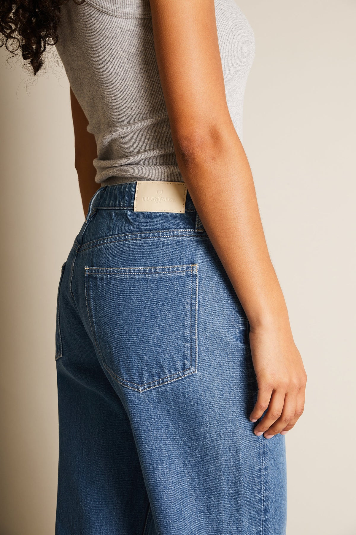 Jeans Boyfriend Middle Blue - Donna