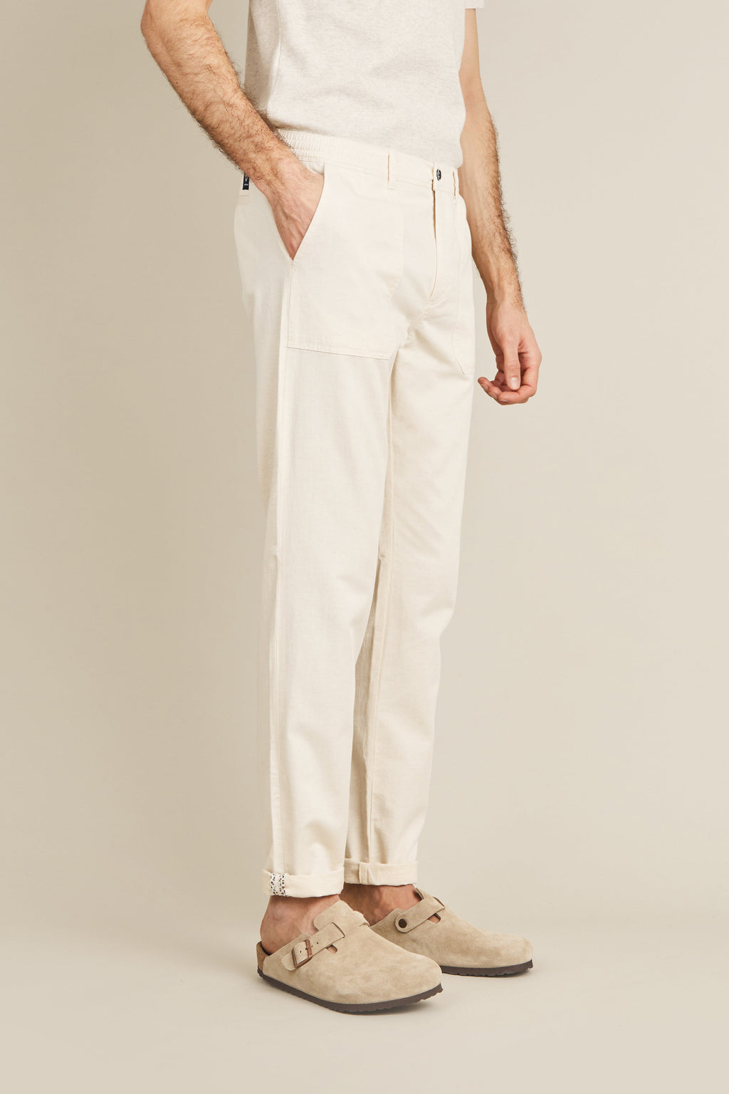 Fatigue Pant Ecrù - Uomo