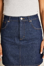 Gonna In Jeans Blu - Donna