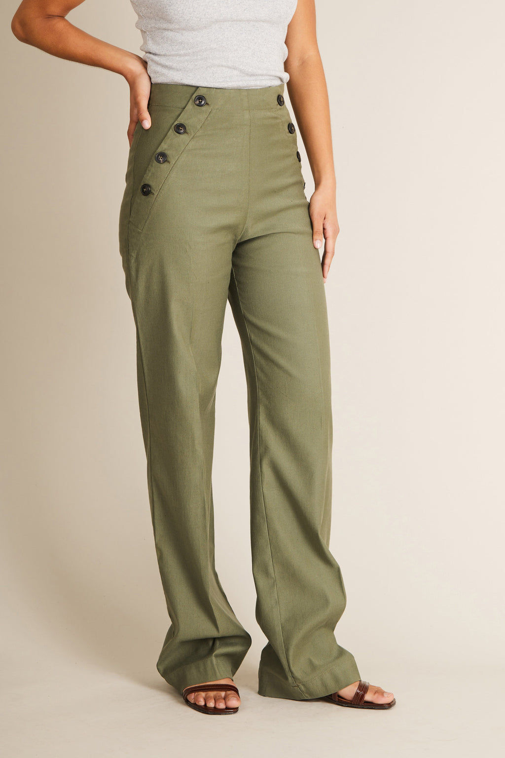Pantalone Alla Marinara Cachi - Donna