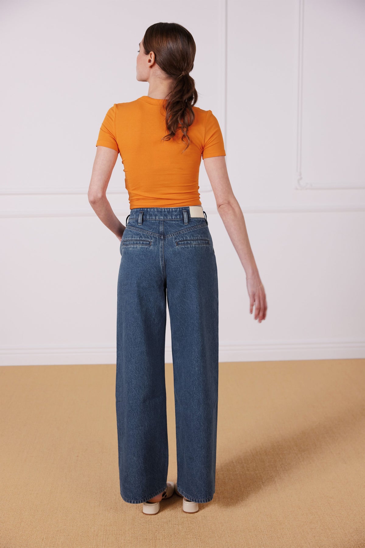 Jeans Ampi Middle Blue - Donna