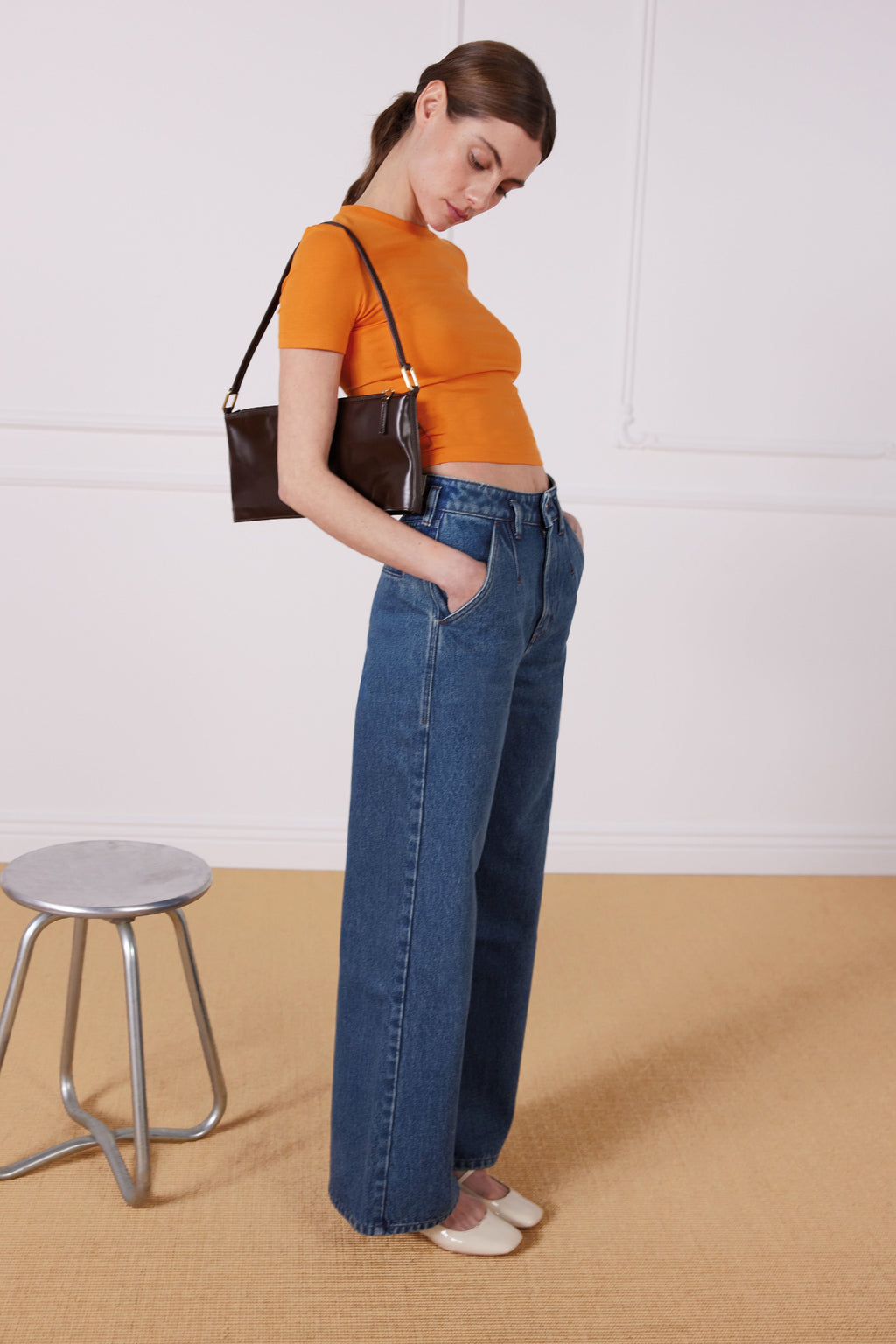 Jeans Ampi Middle Blue - Donna