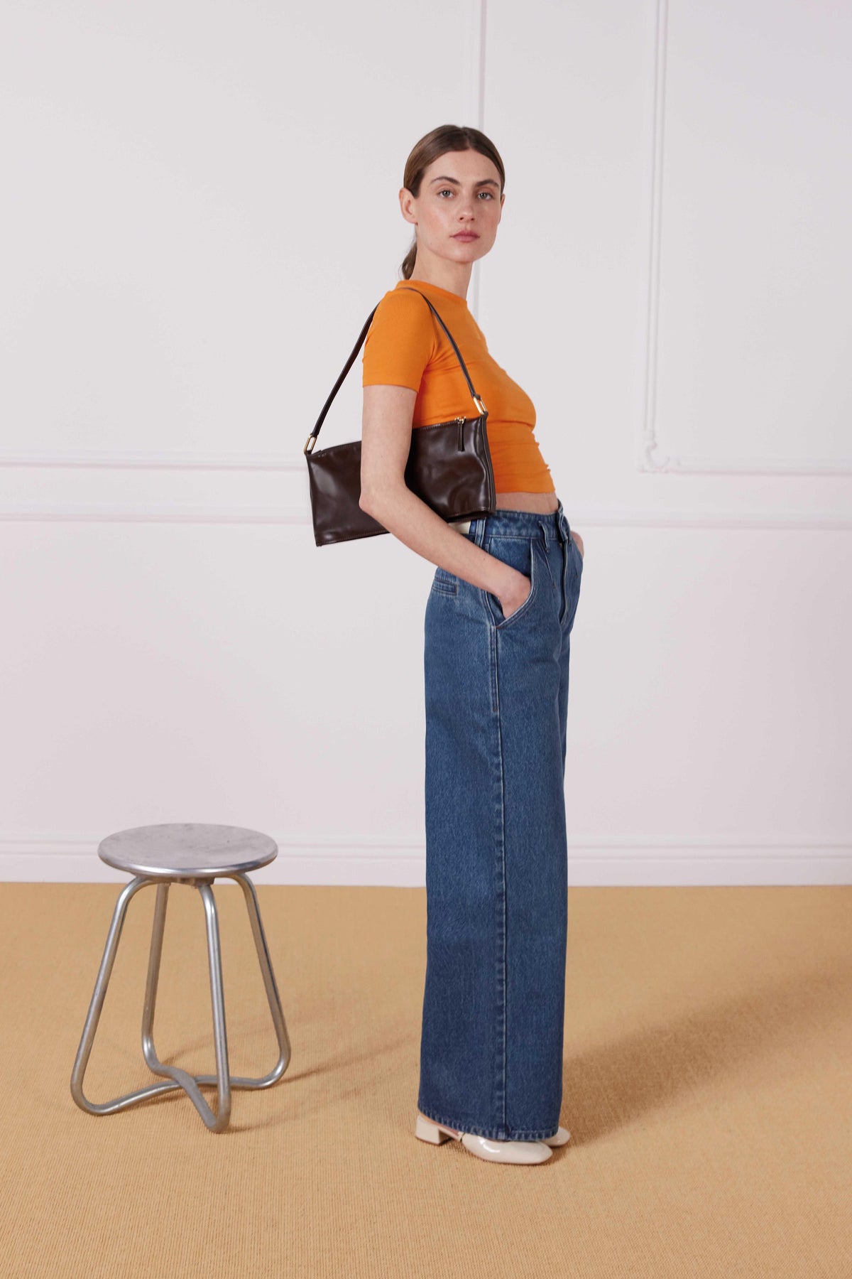 Jeans Ampi Middle Blue - Donna