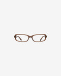 Diana Glasses - Transparent Brown - Unisex