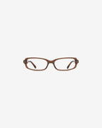 Diana Glasses - Transparent Brown - Unisex