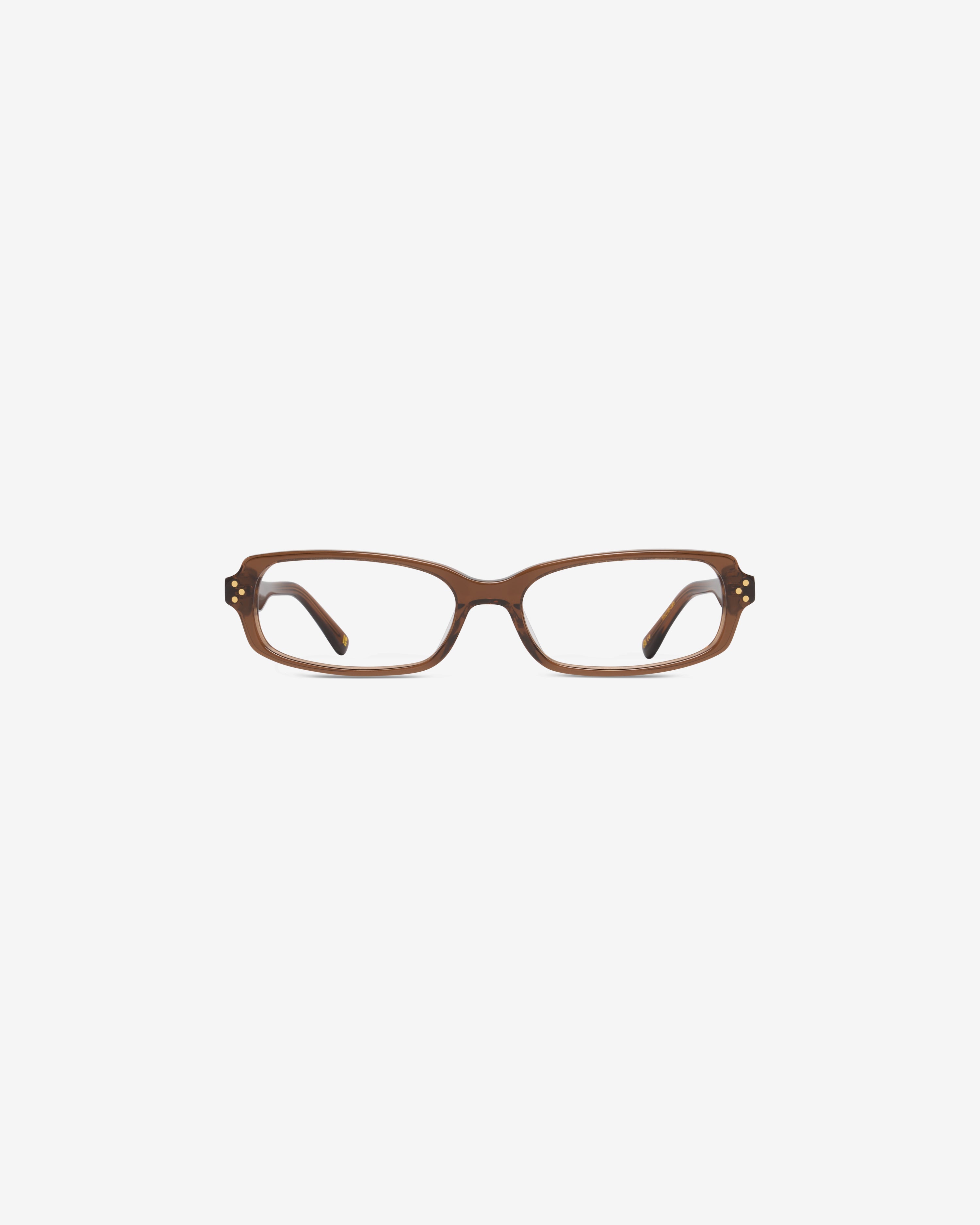 Diana Glasses - Transparent Brown - Unisex