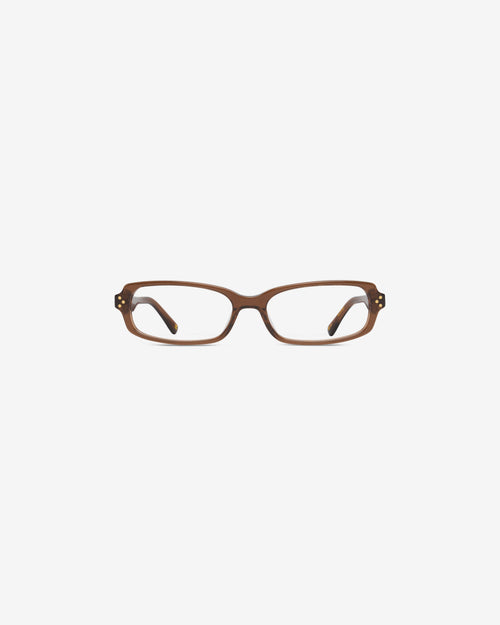 Lunettes Lumière Bleue Diana - Marron Transparent - Mixte