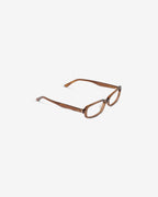 Diana Glasses - Transparent Brown - Unisex