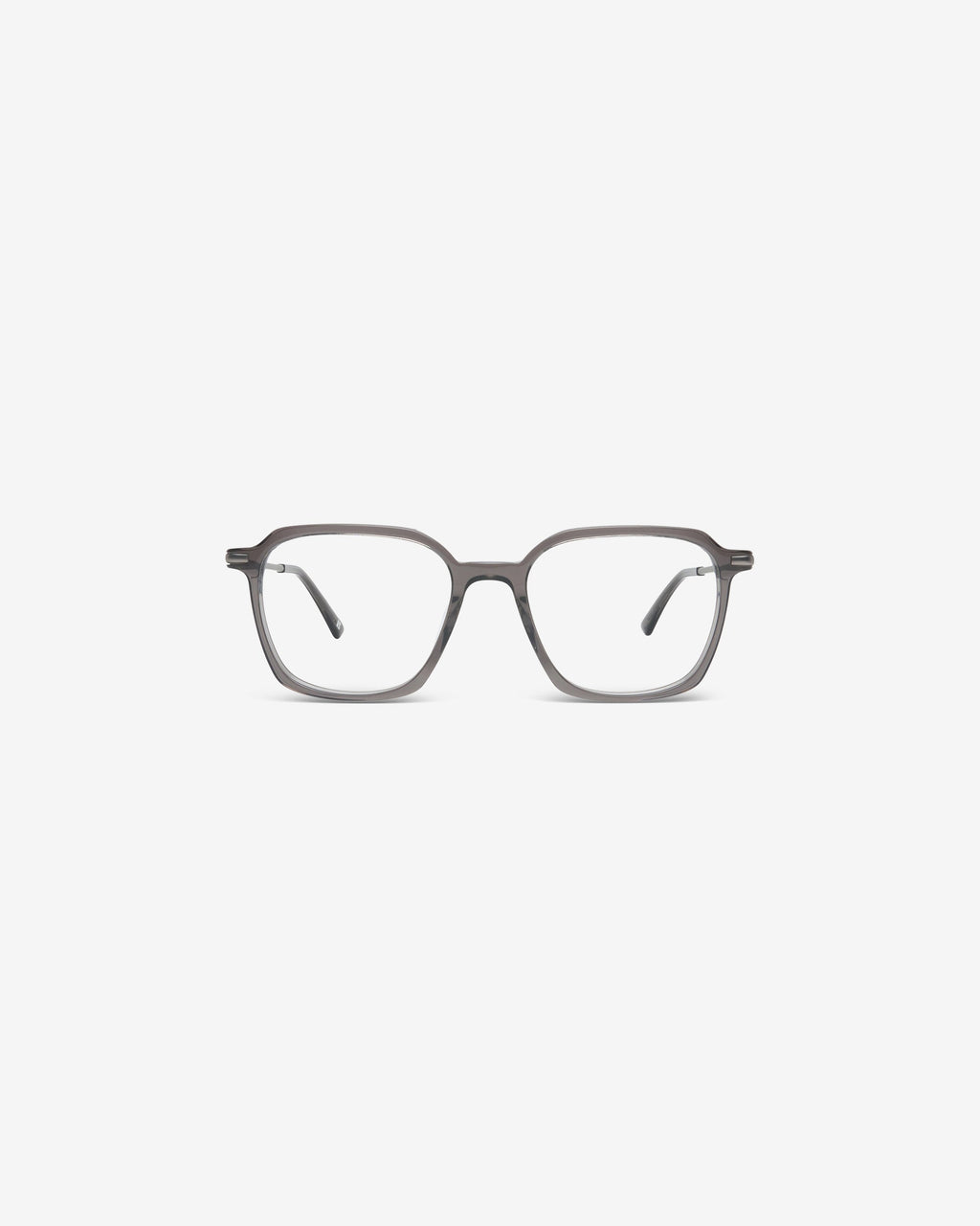 Anteojos James Gray: montura rectangular de acetato, vista frontal