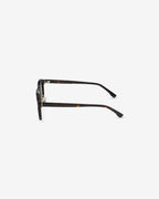 Lunettes de soleil Vadim Noir — monture ronde acétate, vue de profil