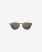Lunettes de soleil Vadim Olive — monture ronde acétate, vue de face