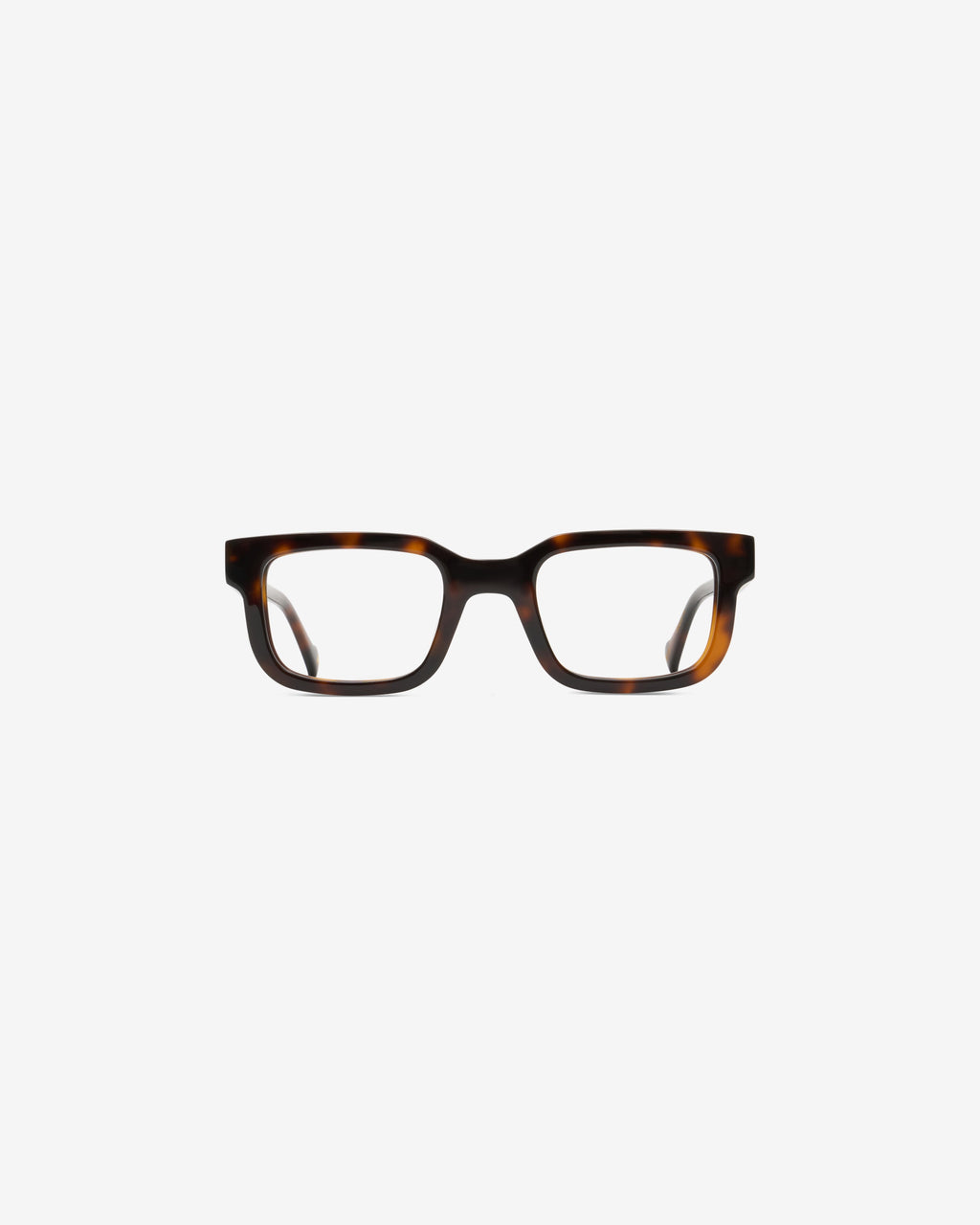 Lunettes de vue Ezra Ecaille — monture rectangulaire acétate, vue de face