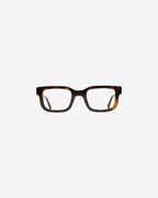 Lunettes de vue Ezra Ecaille — monture rectangulaire acétate, vue de face