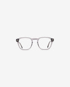 Lunettes de vue Lucifer.M Gris — monture carré acétate, vue de face