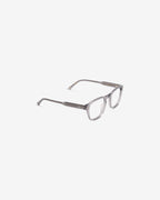 Lunettes de vue Lucifer.M Gris — monture carré acétate, vue de trois-quarts