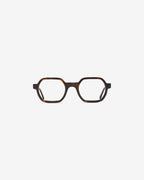 Lunettes de vue Tiago Ecaille — monture rectangulaire acétate, vue de face