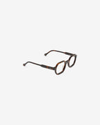 Lunettes de vue Tiago Ecaille — monture rectangulaire acétate, vue de trois-quarts