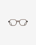 Lunettes de vue Tiago Gris — monture pantos acétate, vue de face