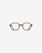 Lunettes de vue Tiago Gris — monture pantos acétate, vue de face